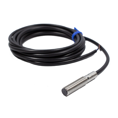 Sensor inductivo M8 NPN NO 3 hilos 10..30 Vdc con cable de 2m